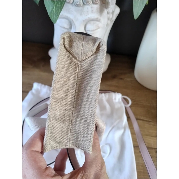 Chloé Mini Woody Logo Strap Canvas Tote - Picture 7 of 7